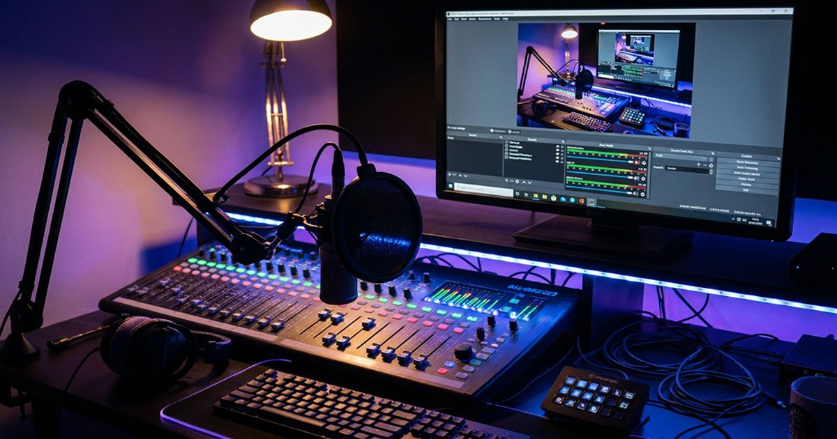ajuste de áudio e vídeo no OBS Studio