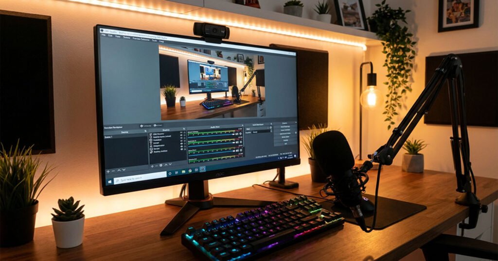 configuração OBS Studio para iniciantes 2026