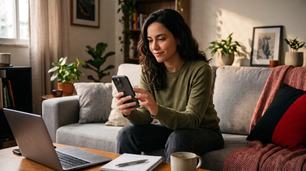 pessoa fazendo compras online no celular durante a black friday 2026