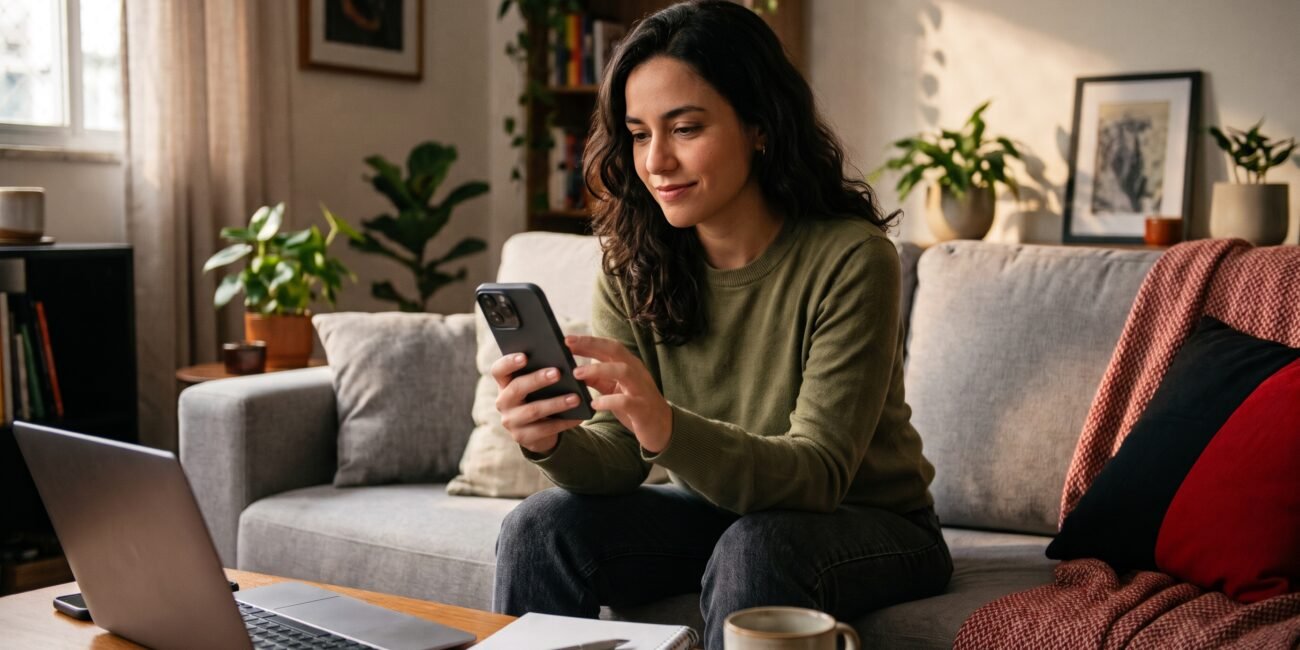 pessoa fazendo compras online no celular durante a black friday 2026